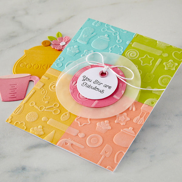 Spellbinders - Confection Companions 3D Embossing Folder