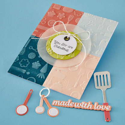 Spellbinders - Confection Companions 3D Embossing Folder