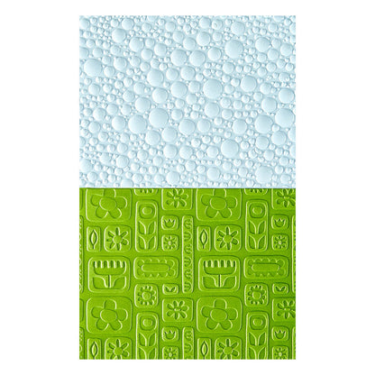 Spellbinders - Suds & Buds 3D Embossing Folder