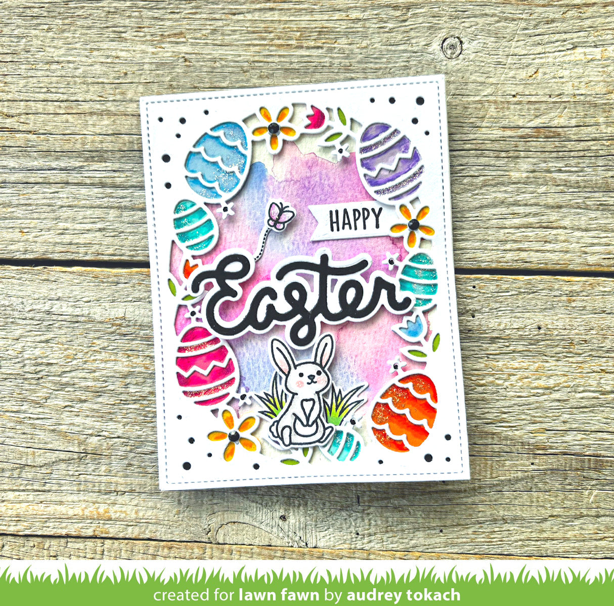 Lawn Fawn - Scripty Easter Outline Add-On