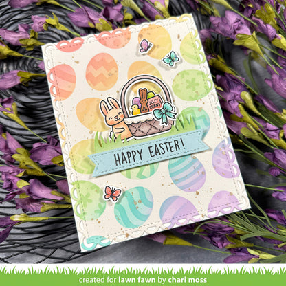 Lawn Fawn - Easter Egg Background Stencils (2pcs)