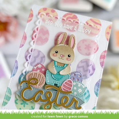 Lawn Fawn - Easter Egg Background Stencils (2pcs)