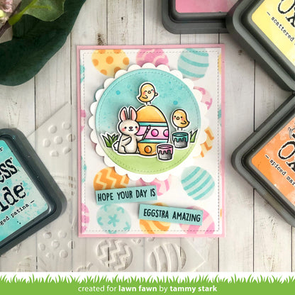 Lawn Fawn - Easter Egg Background Stencils (2pcs)