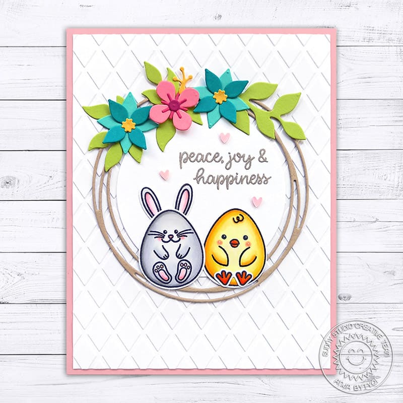 Sunny Studio - Dapper Diamonds Embossing Folder