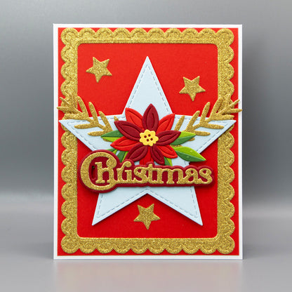 Spellbinders - All About Christmas Etched Dies Christmas Foliage