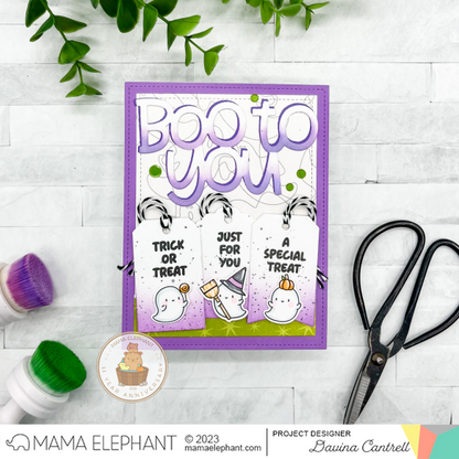 Mama Elephant - Fave Tag Set - Creative Cuts