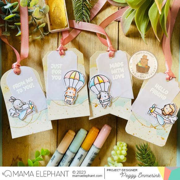 Mama Elephant - Fave Tag Set - Creative Cuts