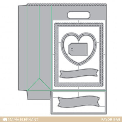 Mama Elephant - Favor Bag  XL Creative Cuts