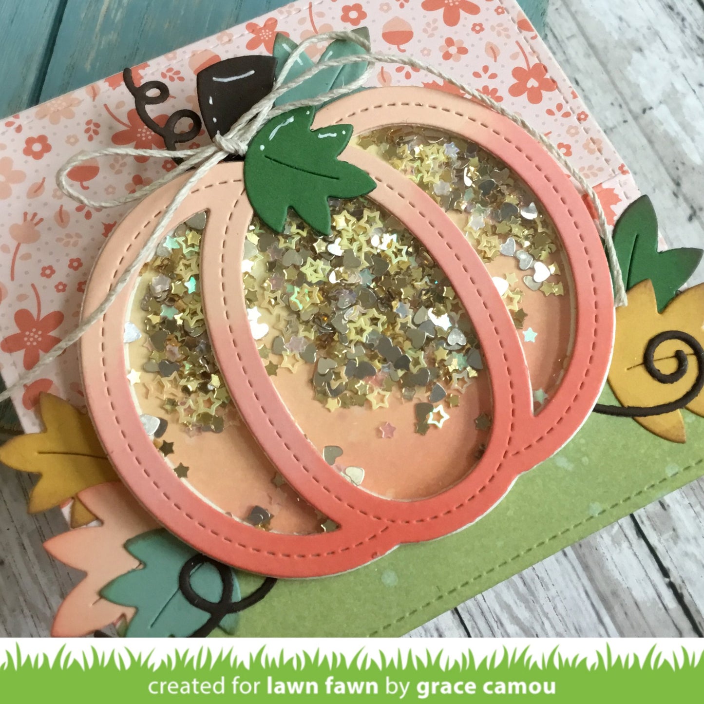 Lawn Fawn - Stitched Pumpkin Frame