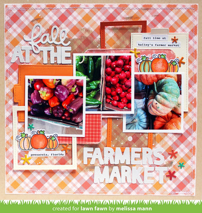 Lawn Fawn - Favorite Flannel Fall Collection Pack 12x12"