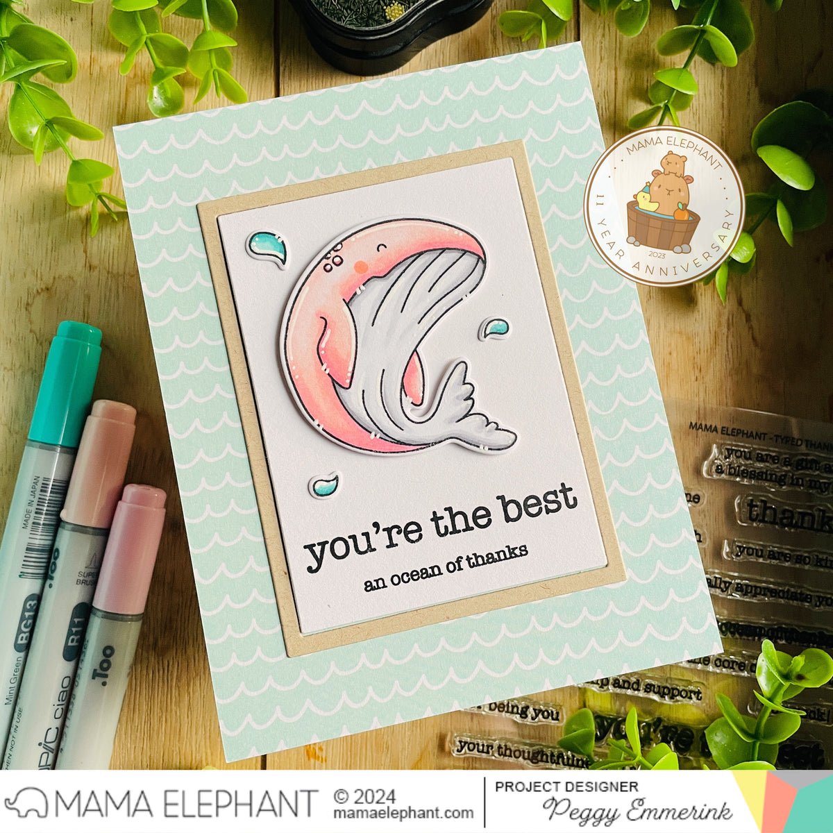Mama Elephant - Typed Thank Yous