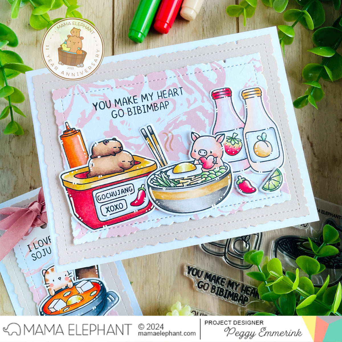 Mama Elephant - Deckled Frames - Creative Cuts