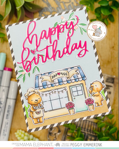 Mama Elephant - HBD Sweet Friend - Creative Cuts