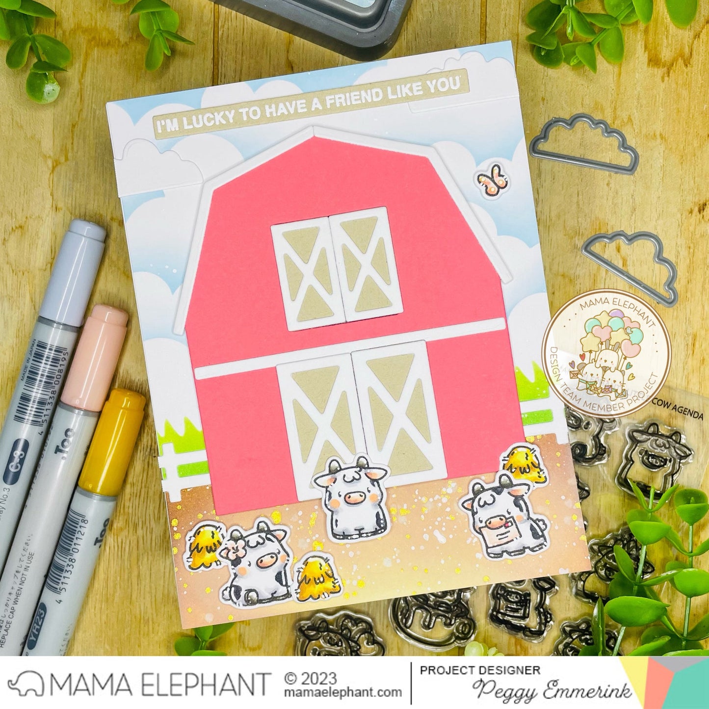 Mama Elephant - Farm House - Creative Cuts
