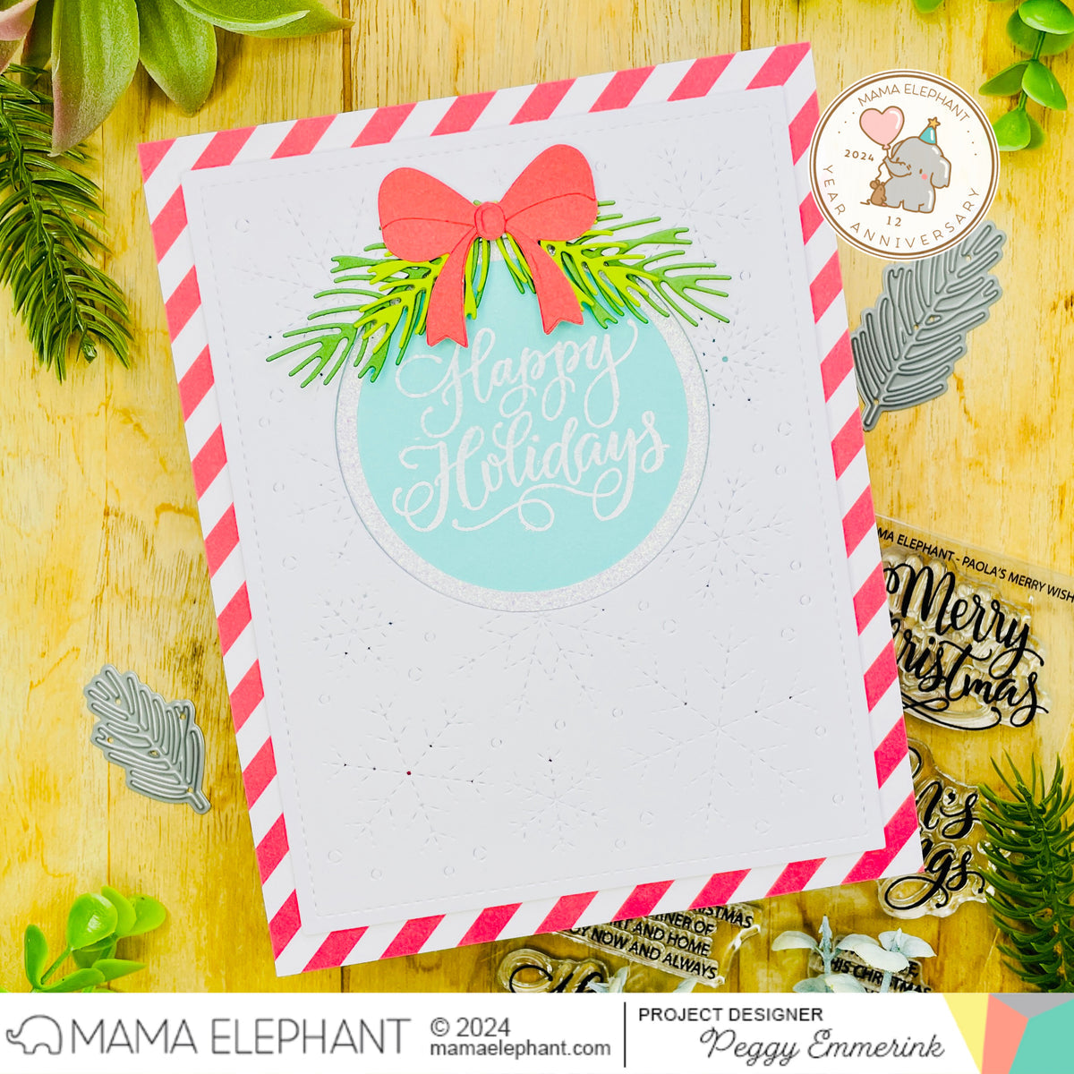 Mama Elephant - Stitched Flurries Cover - Creative Cuts