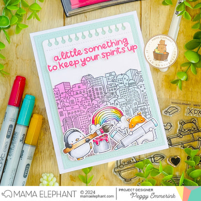 Mama Elephant - Note Page - Creative Cuts