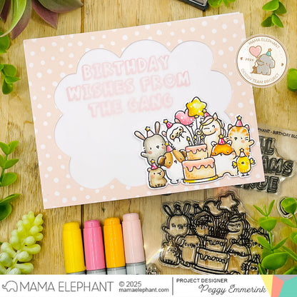 Mama Elephant - Birthday Block Set