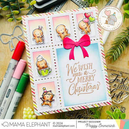 Mama Elephant - Postage Grid Cover - Creative Cuts