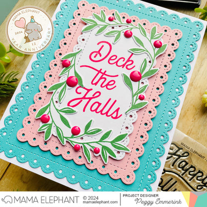 Mama Elephant - Holly And Leaves