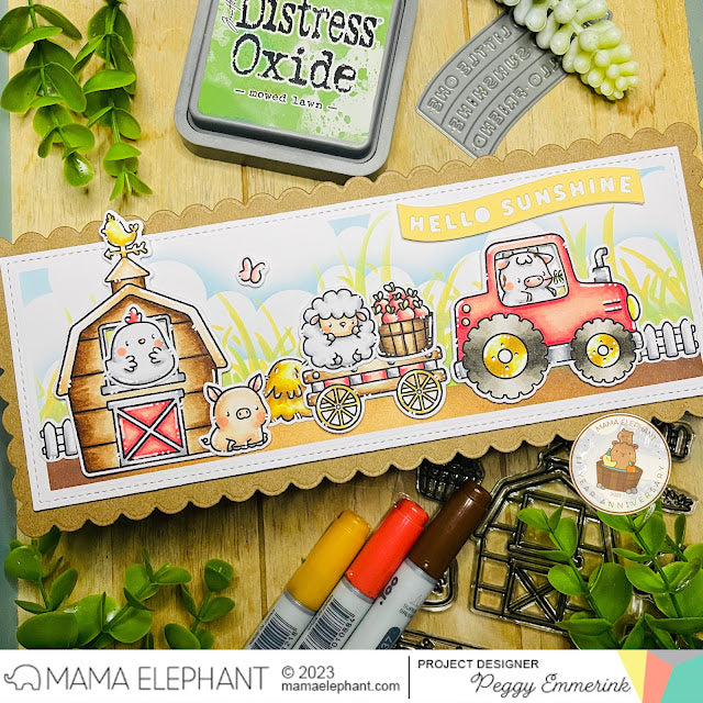 Mama Elephant - Spring Banner Greetings - Creative Cuts