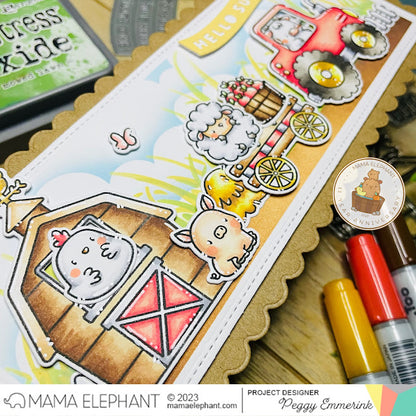 Mama Elephant - Spring Banner Greetings - Creative Cuts