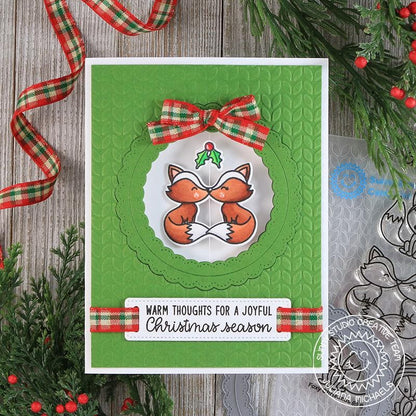 Sunny Studio - Cable Knit Embossing Folder