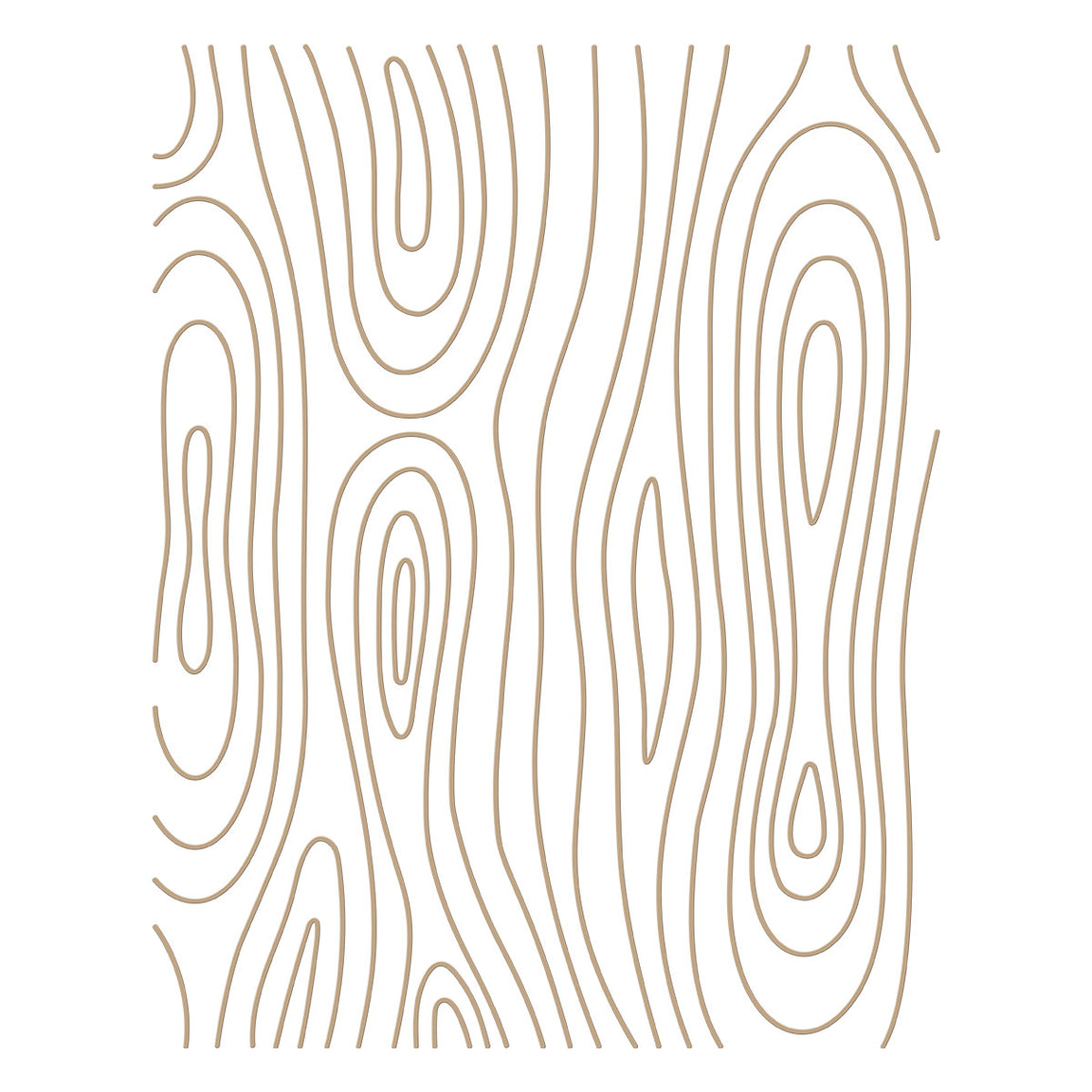 Spellbinders - Woodgrain Background Glimmer Hot Foil Plate