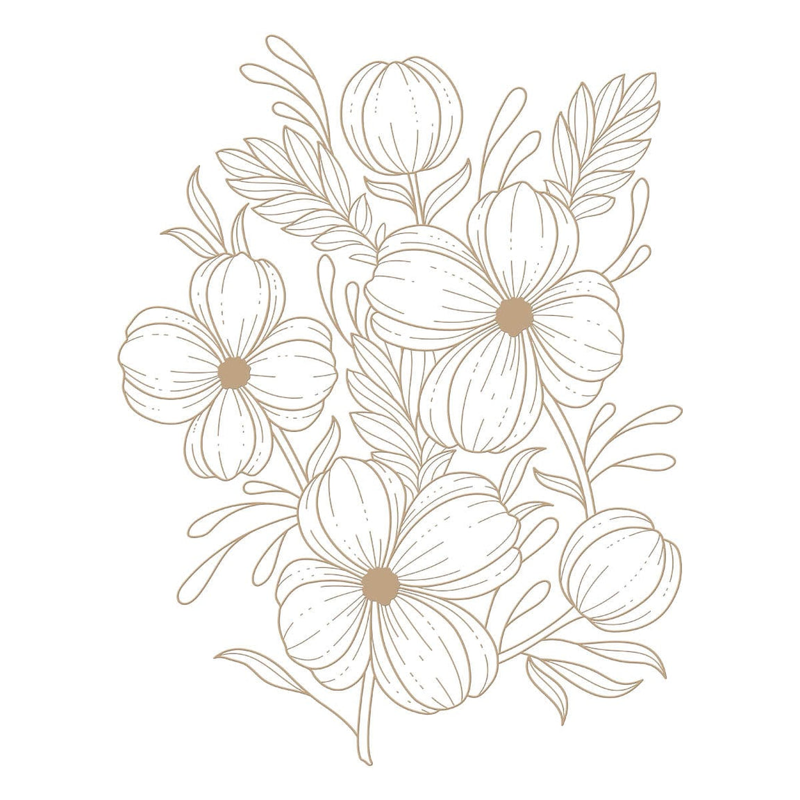 Spellbinders - Glimmering Buttercups Glimmer Hot Foil Plate