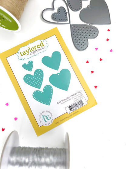 Taylored Expressions - Get Thready - Heart Tag