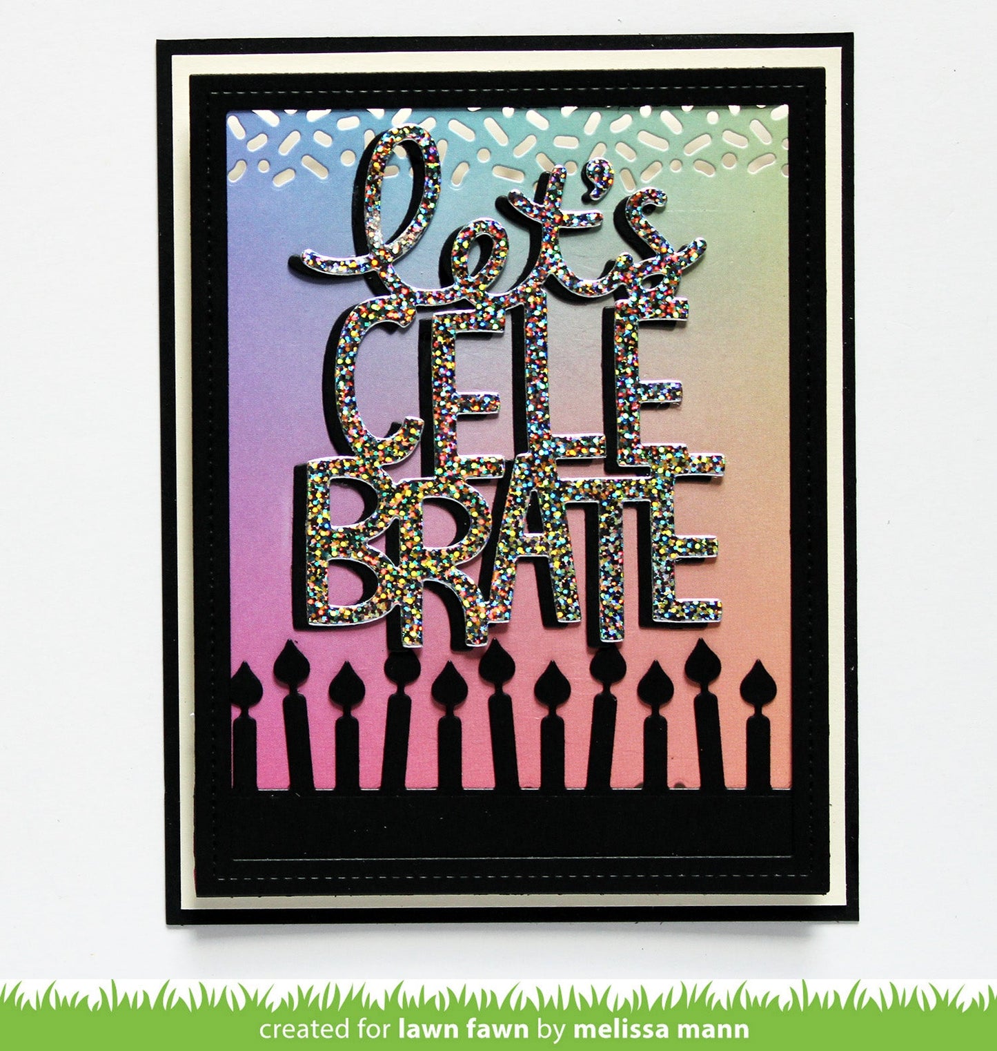 Lawn Fawn - Candle Border