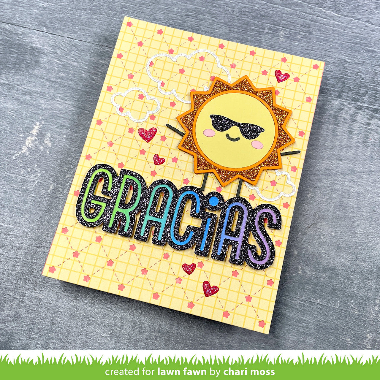 Lawn Fawn - Quilted Star Backdrop