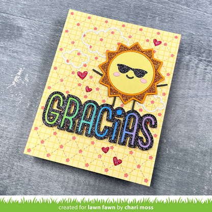 Lawn Fawn - Quilted Star Backdrop