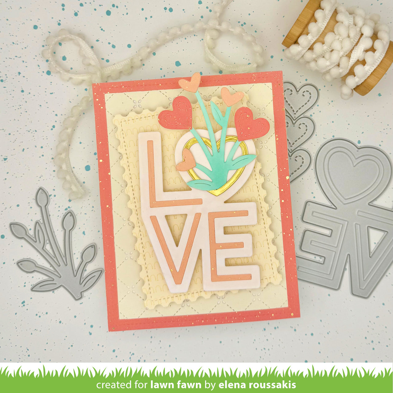 Lawn Fawn - Postage Rectangle Stackables