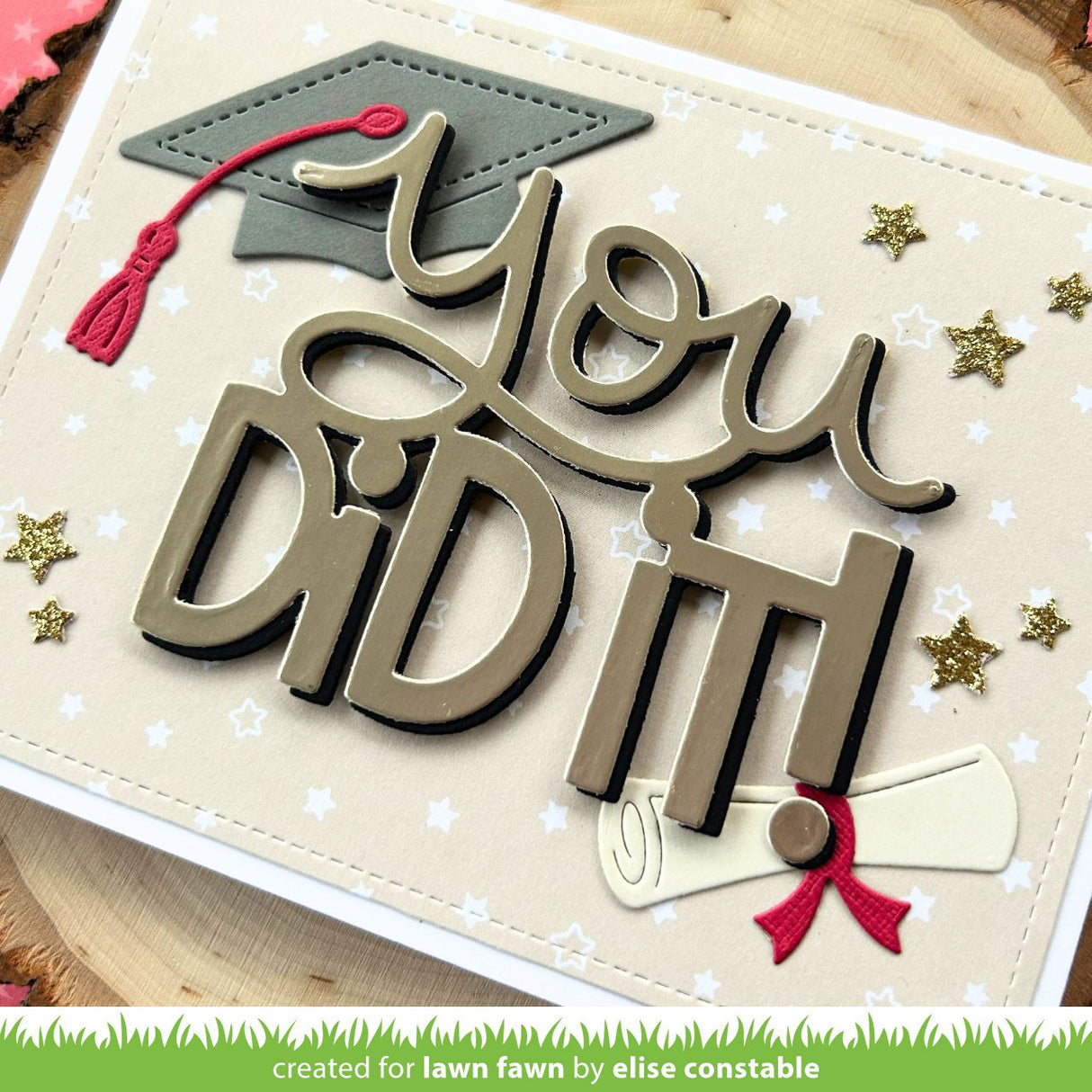Lawn Fawn - Woodland Critter Huggers Graduation Add-On