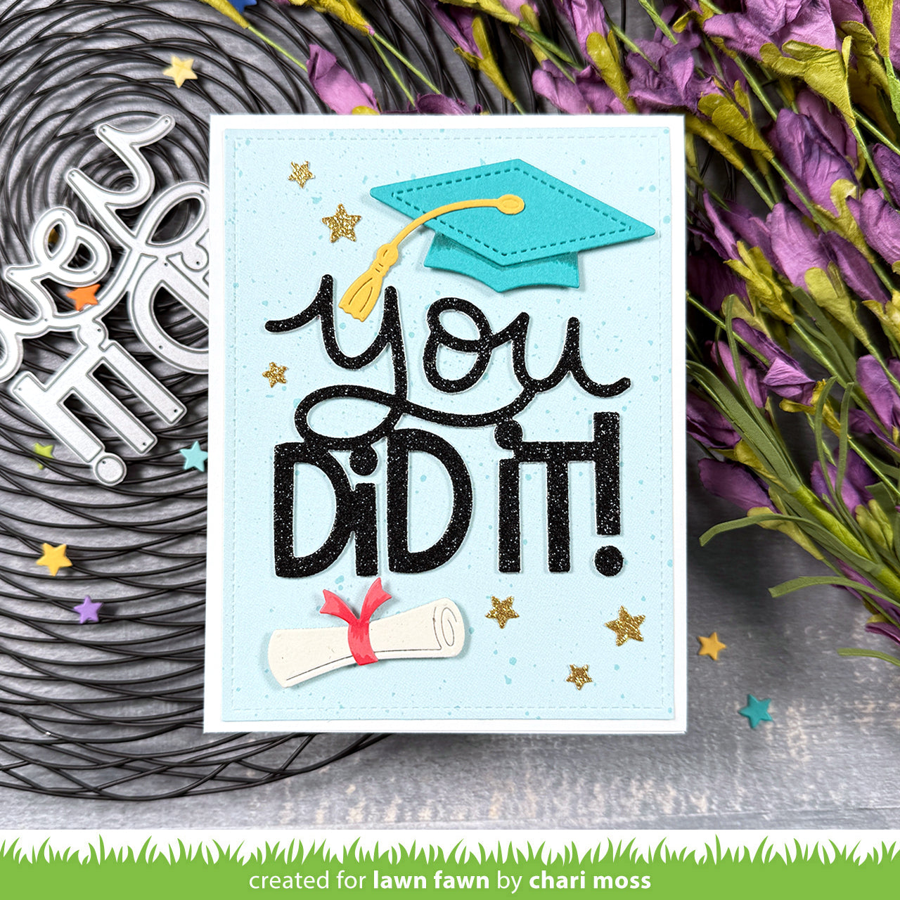 Lawn Fawn - Woodland Critter Huggers Graduation Add-On