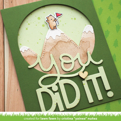 Lawn Fawn - Giant You Did It