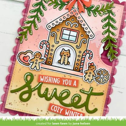 Lawn Fawn - Gingerbread House Add-On