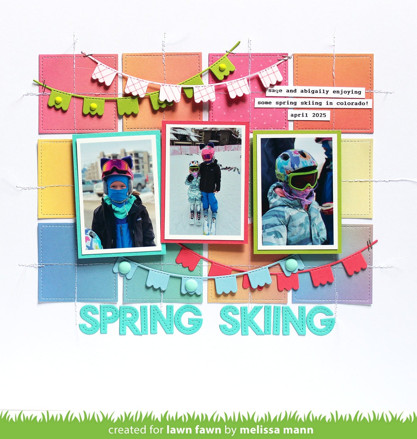 Lawn Fawn - Gleeful Gradients Collection Pack 12x12"