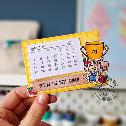 Papermania - Create Christmas 2027 Calendar Tabs (10pcs)
