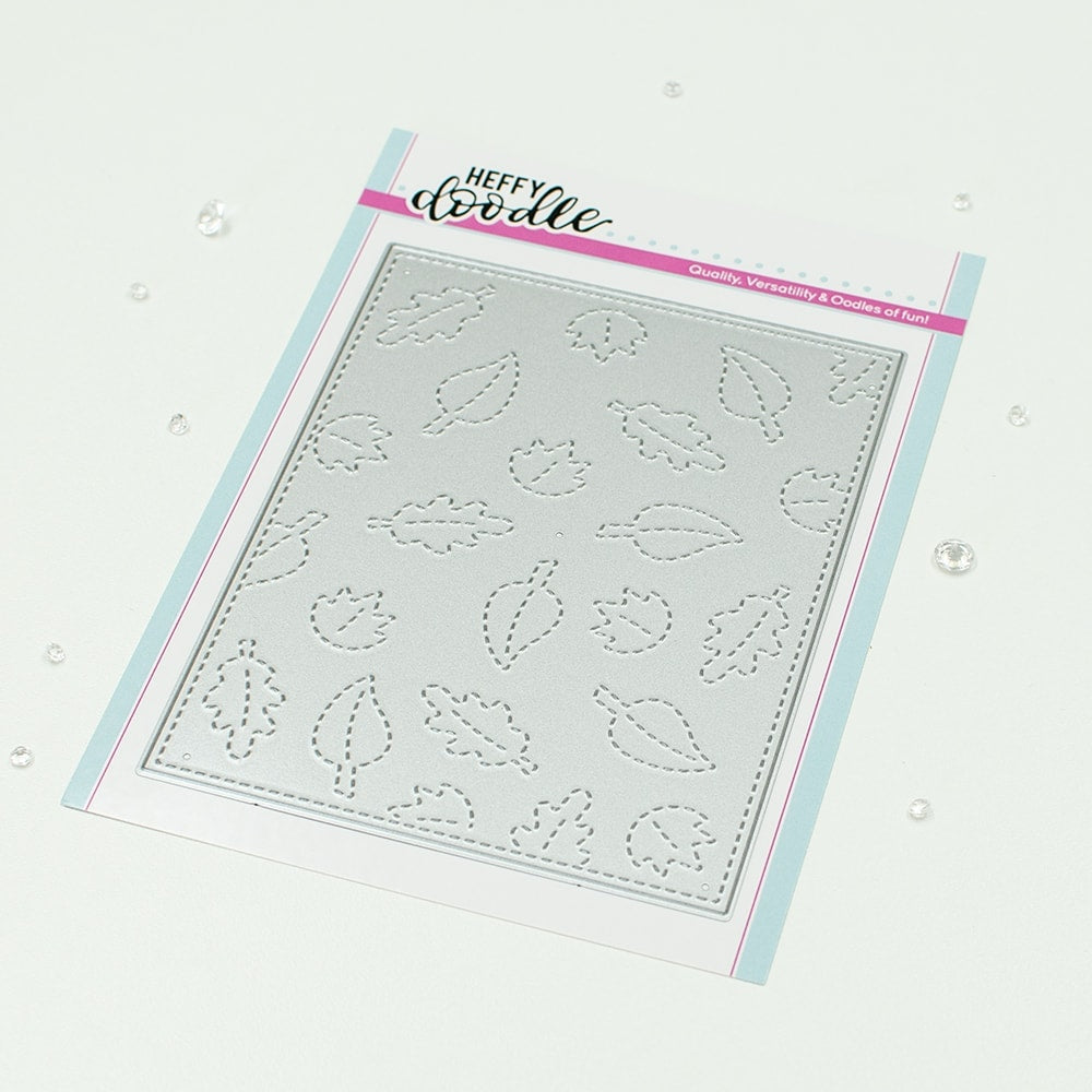 Heffy Doodle - Stitched Leaves Backdrop Die