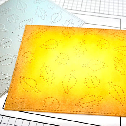 Heffy Doodle - Stitched Leaves Backdrop Die