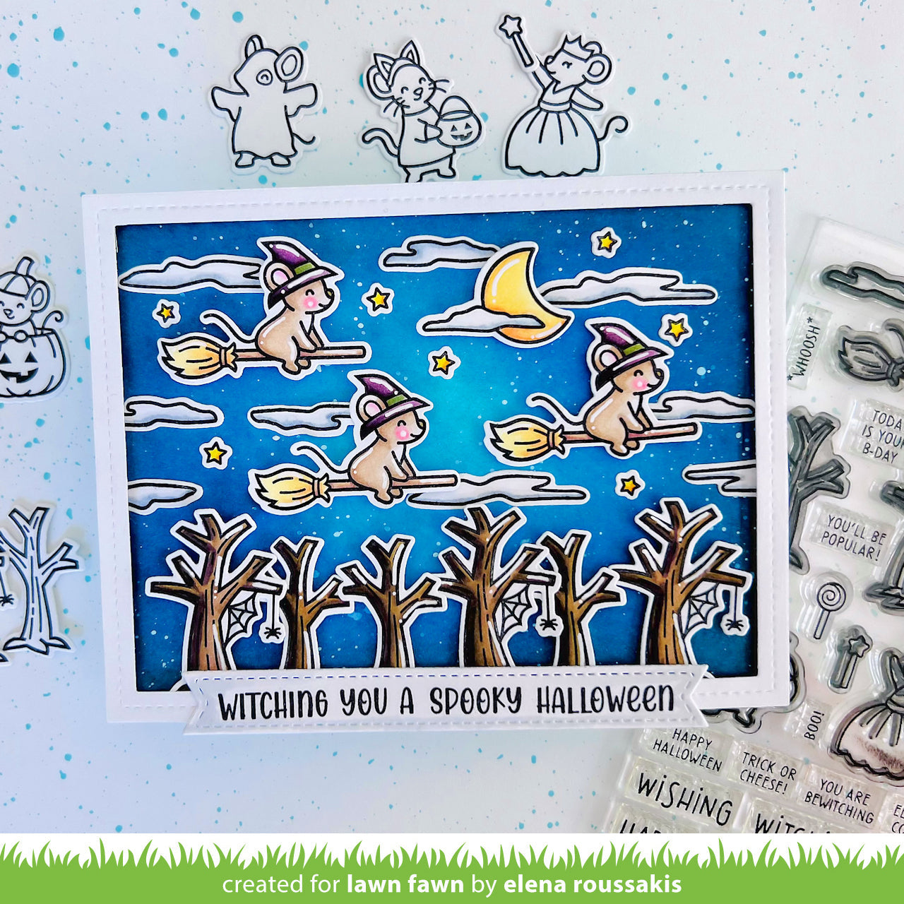 Lawn Fawn - Halloween Mice