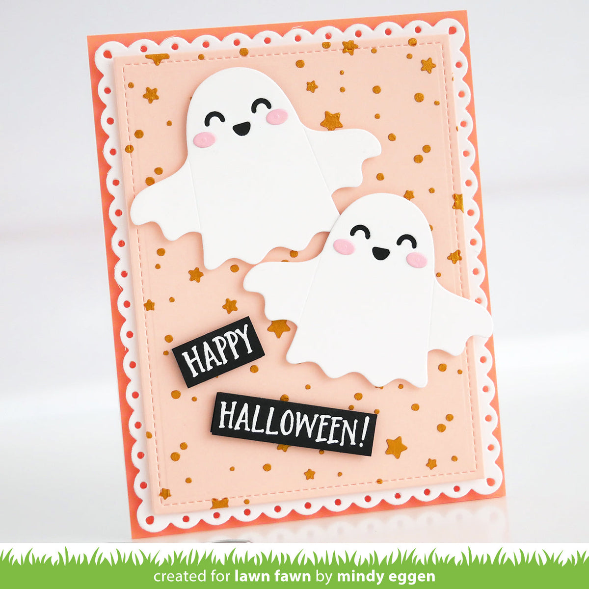 Lawn Fawn - Happy Ghost Tag