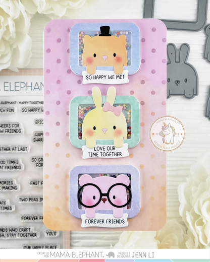 Mama Elephant - Mini Photo Frame - Creative Cuts