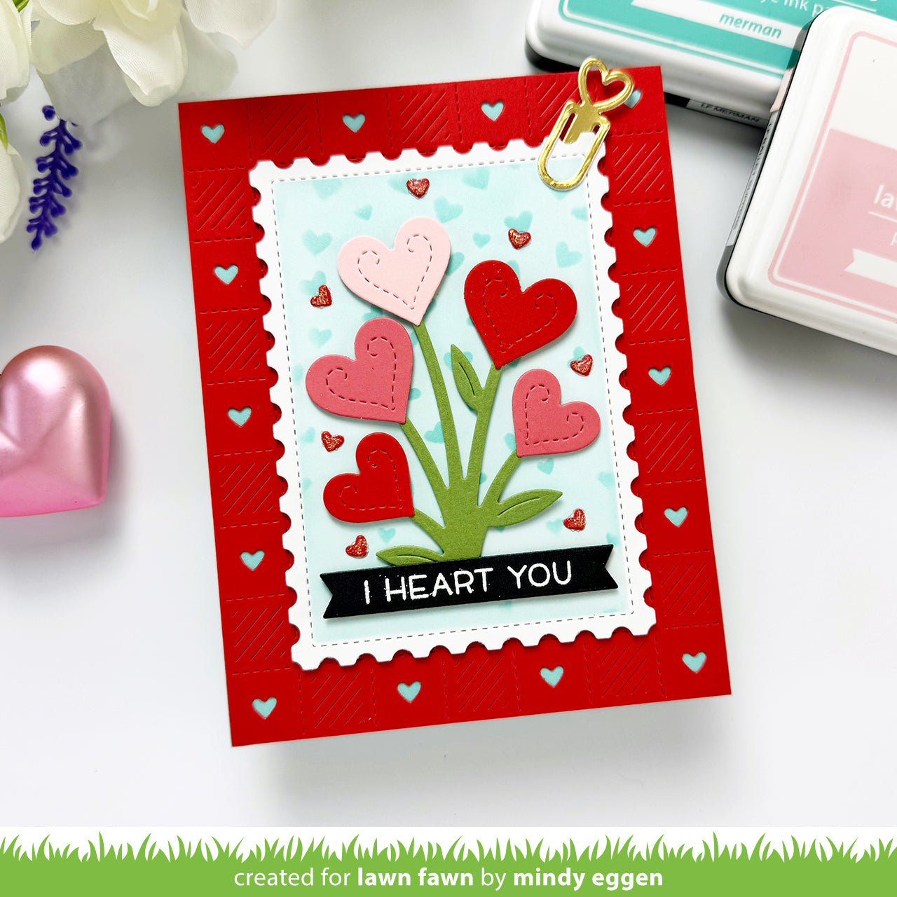 Lawn Fawn - Postage Rectangle Stackables