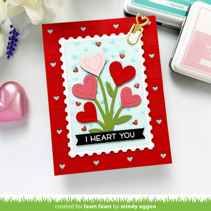 Lawn Fawn - Postage Rectangle Stackables Stencils