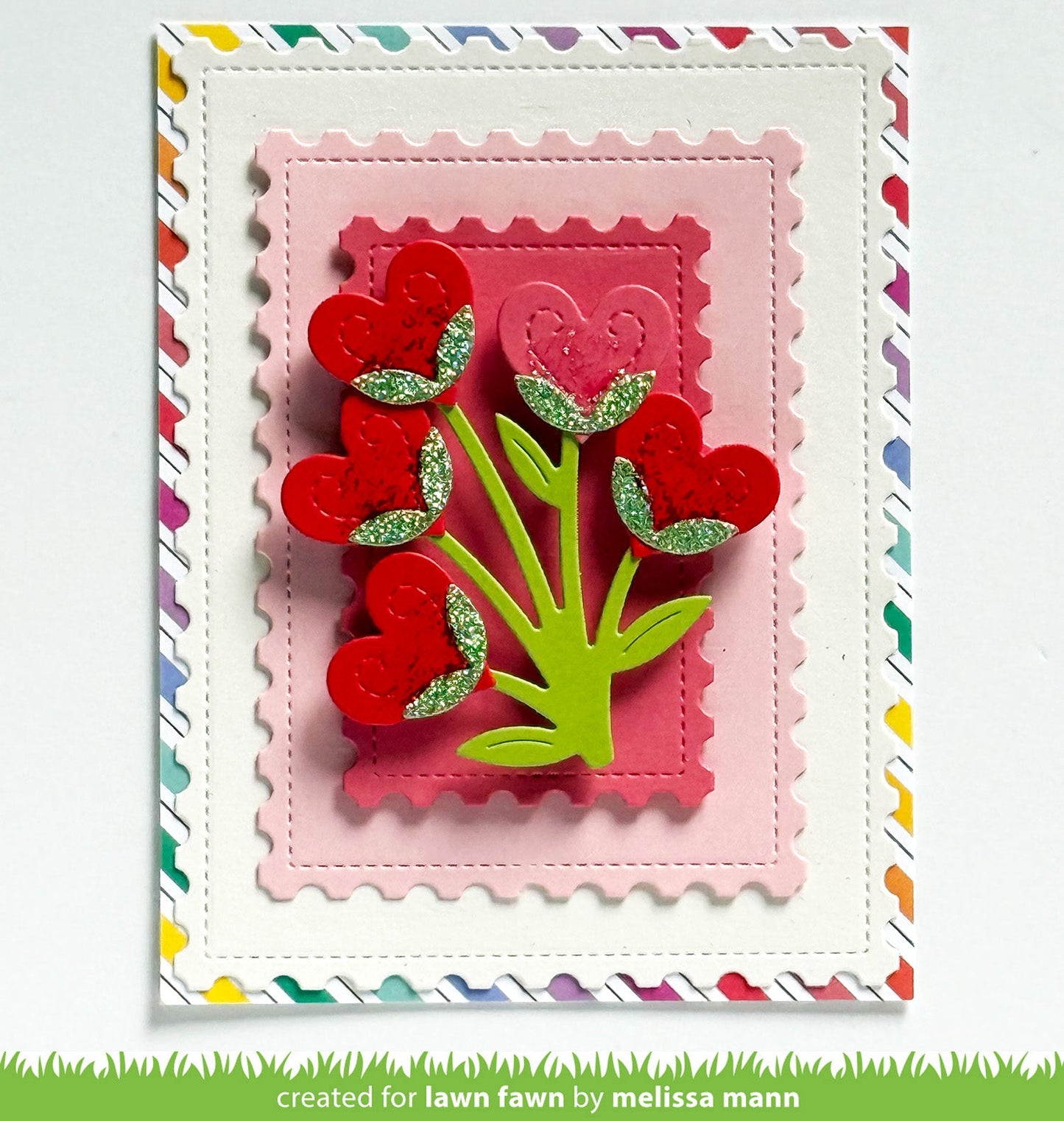 Lawn Fawn - Postage Rectangle Stackables