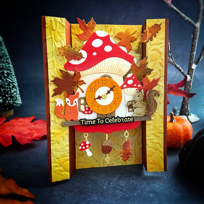 Spellbinders - Cuckoo Cottage BetterPress Plate & Die Set Cuckoo Cottage Sentiments