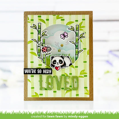 Lawn Fawn - I Heart Pandas Add-On