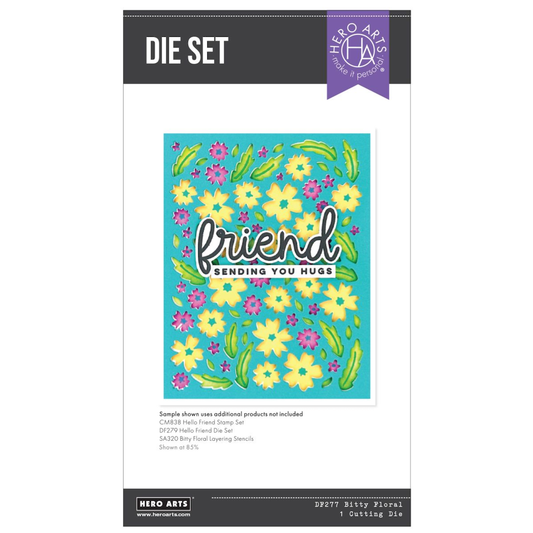 Hero Arts - You've Got a Friend Die Bitty Floral
